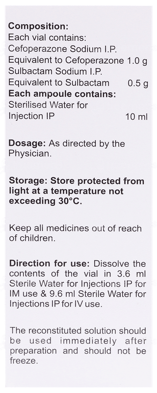 Cefaprex S 1.5 Gm Injection 20 Ml